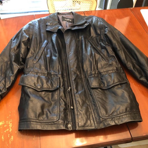 Jackets & Coats | Kasper Leather Jacket | Poshmark